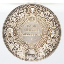 RAR : medalia " Concursul de Agricultura si Industrie " Carol I. sculptor W. Kurllich